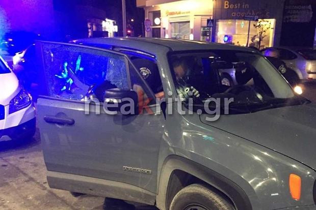 Ενέδρα θανάτου σε ψυχίατρο στο κέντρο του Ηρακλείου – Οδηγούσε αιμόφυρτος για να ξεφύγει (εικόνες)